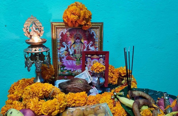 धनधान्य, ऐश्वर्य र सम्पन्नताकी देवी लक्ष्मीको पूजाआराधना गरिँदै